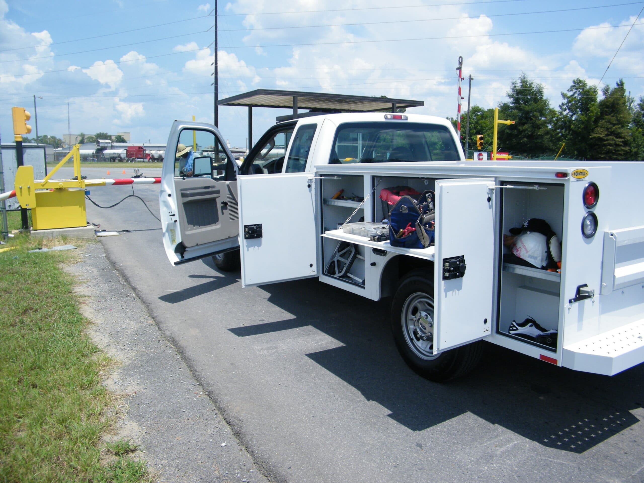 Tusco truck with tools and gear