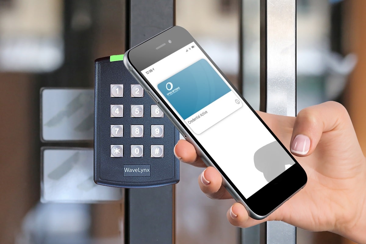 access control system activated by smart phone app