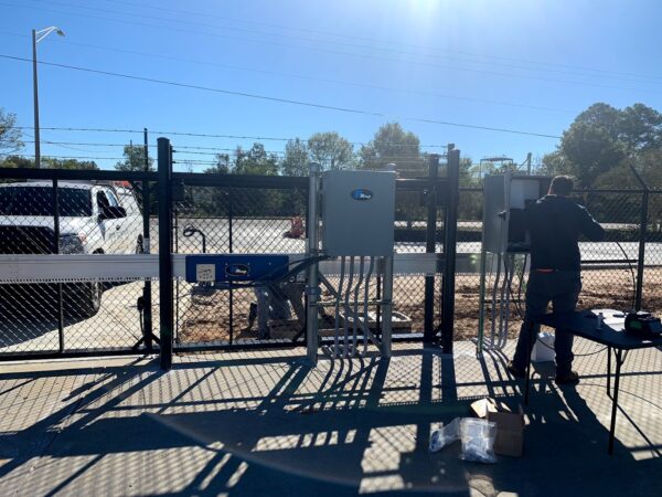 Man Working On Access Control System